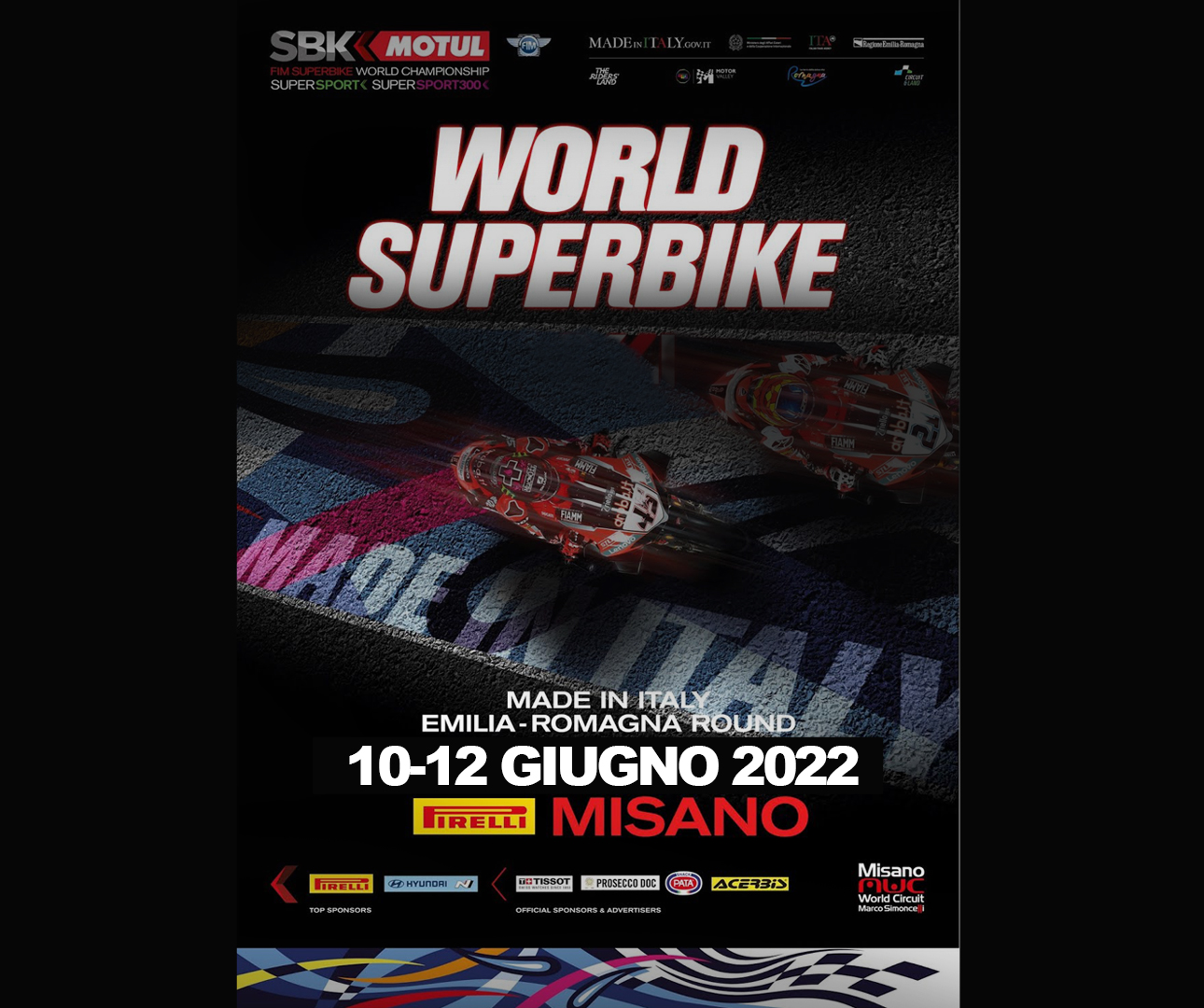 FIM Superbike World Championship Pirelli Emilia-Romagna Round