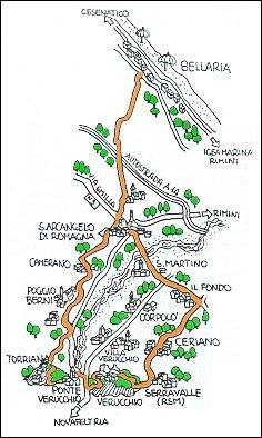 Itinerario ciclistico i Castelli Malatestiani